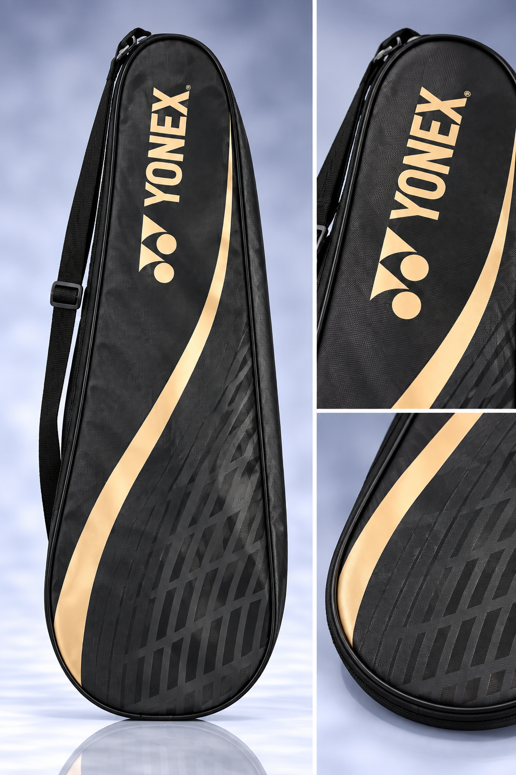 YONEX SINGLE BADMINTION RACKET BAG CURVE COPPER DESIGN