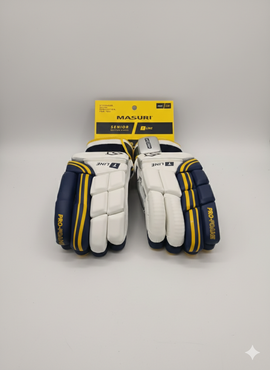 Masuri Cricket Senior Gloves T-LINE