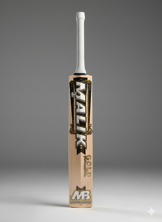 MB MALIK GOLD PLATINUM CRICKET BAT