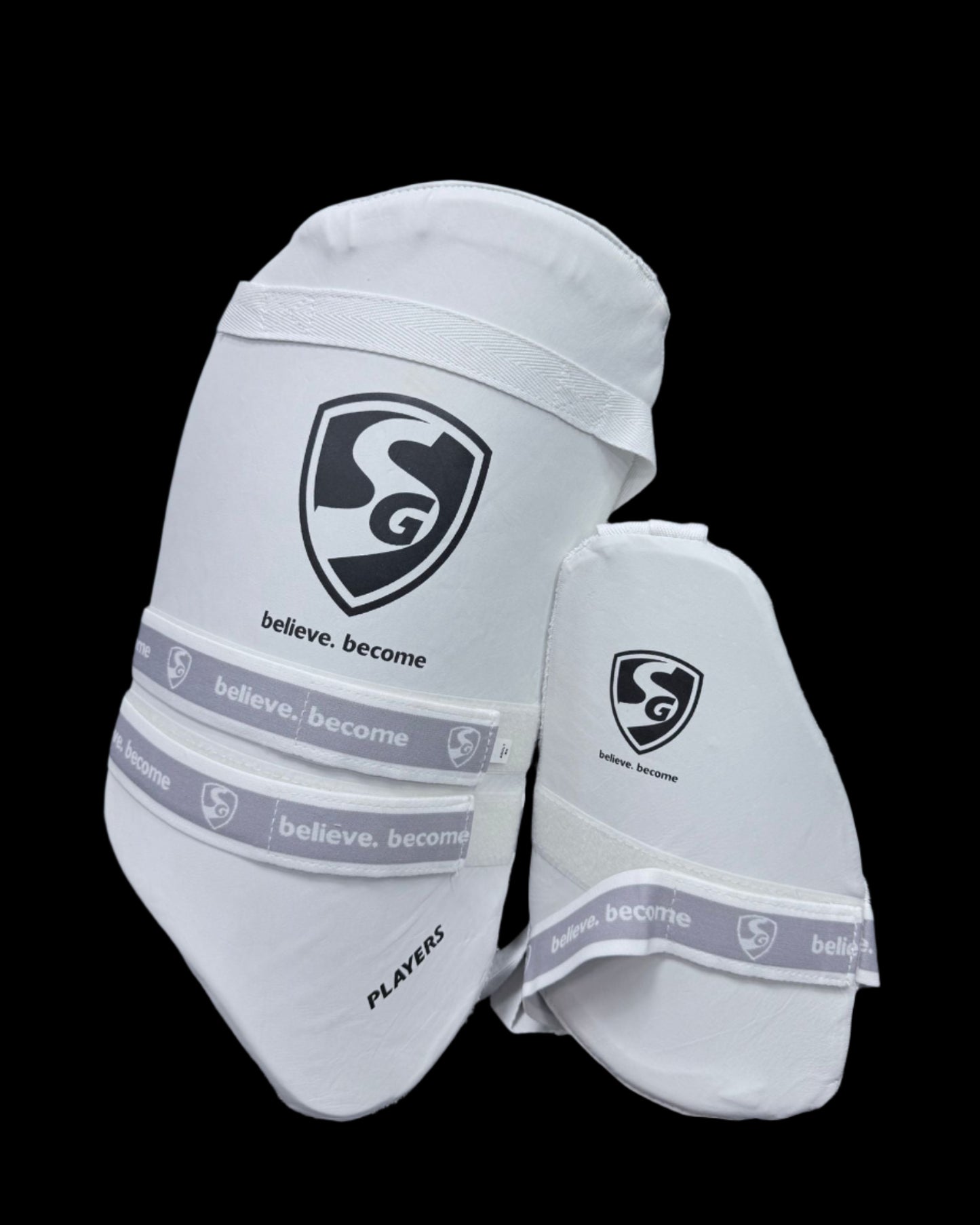 SG PLAYERS - THIGH GUARD - COMBO - WHITE