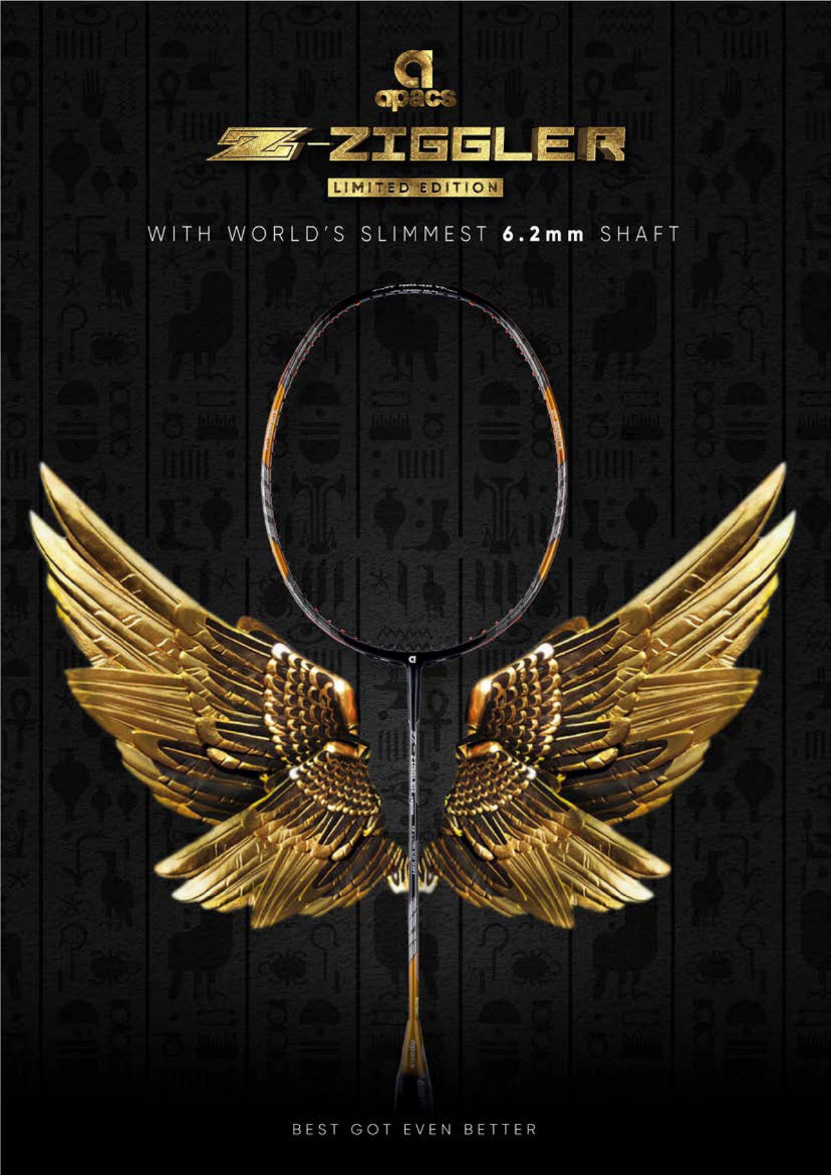 APACS Z-ZIGGLER LIMITED EDITION BADMINTON RACKET